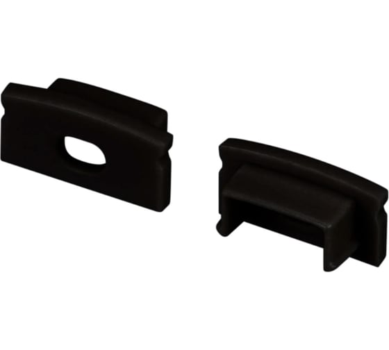 Изображение товара Заглушка Arlight LINE-1708 BLACK с отверстием, 1 комплект 040315