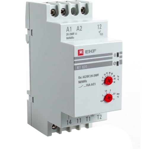 Изображение товара Реле температуры EKF RT-820 -5.... +40 С PROxima SQRT-820