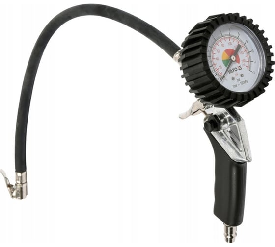 Изображение товара Пистолет для накачивания колес YATO с манометром YT-2370