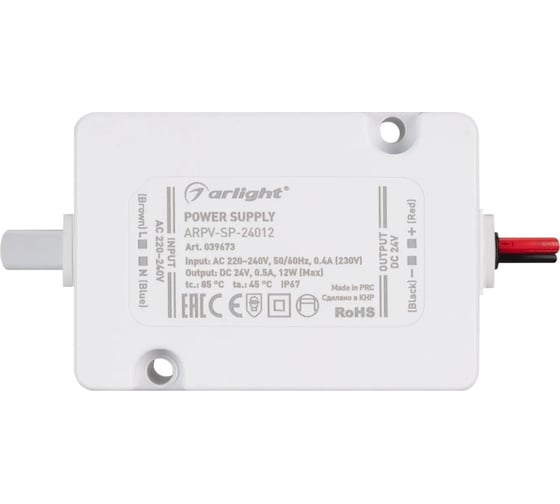Изображение товара Блок питания Arlight ARPV-SP-24012 1шт 039673