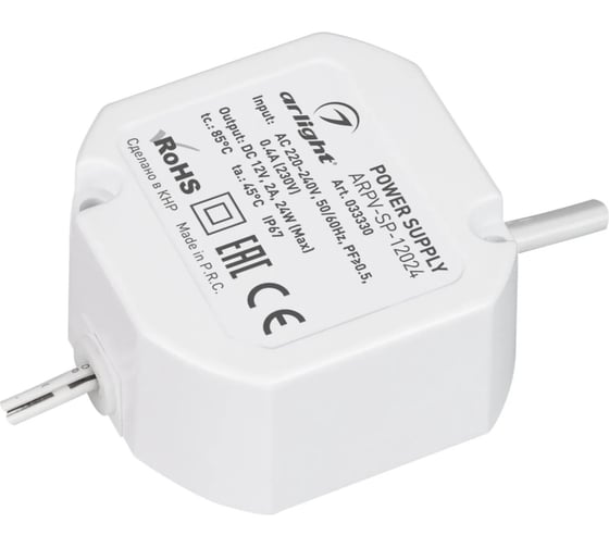 Изображение товара Блок питания Arlight ARPV-SP-12024 1шт 033330