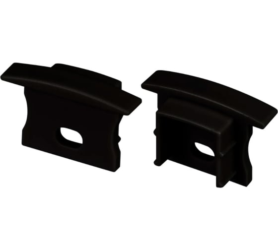 Изображение товара Заглушка Arlight LINE-2315-F с отверстием BLACK, 1 комплект 044280