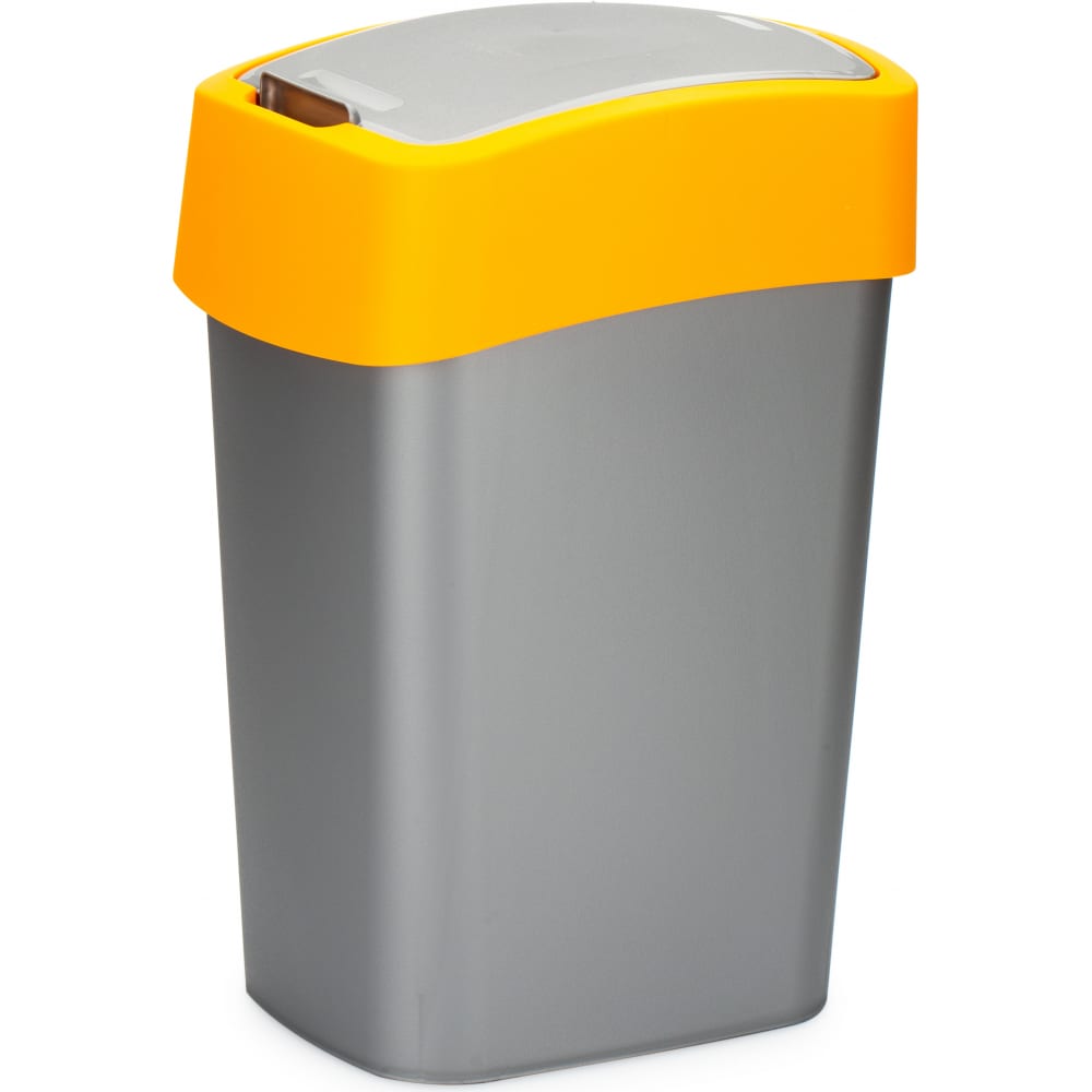 фото Контейнер для мусора curver flip bin 25л, оранжевый 02171-535-00