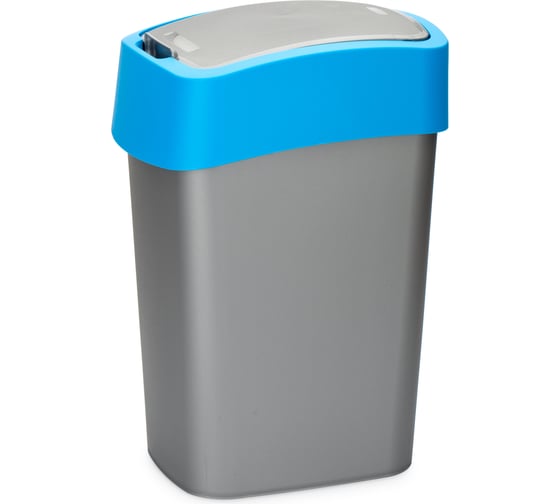 Изображение товара Контейнер для мусора CURVER FLIP BIN 10 л, голубой 02170-734-00