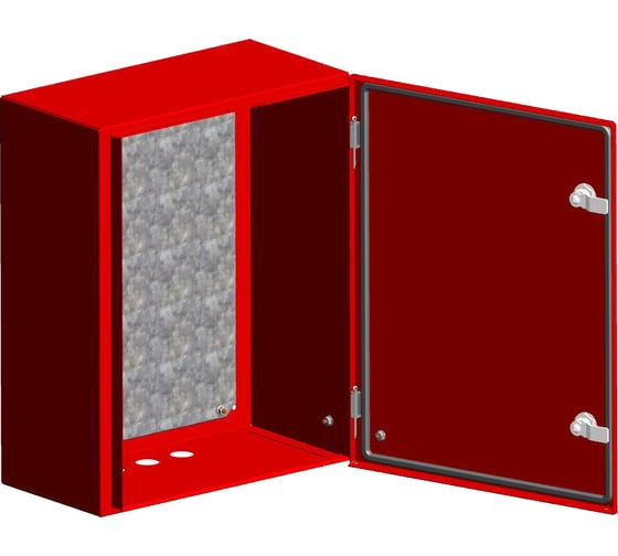 Изображение товара Щит с монтажной панелью EKF ЩМПг- 80.60.25 (ЩРНМ-4) PROxima IP54 RAL 3001 SQmb24-4-3001