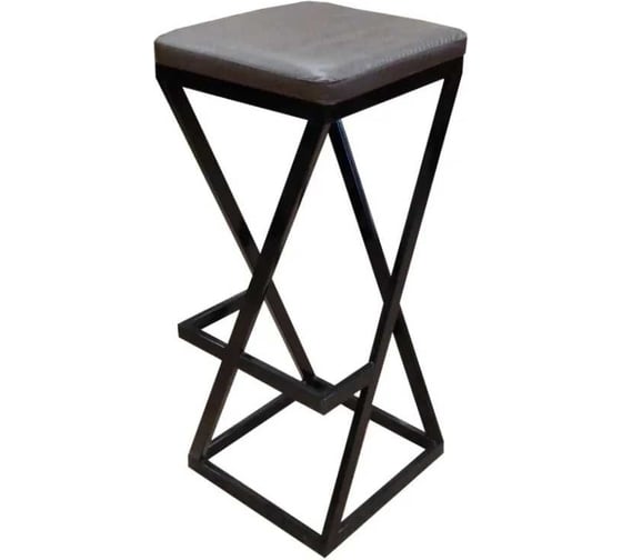 Изображение товара Барный табурет NEW VICTORIA "Лофт" черный-шоколад 977