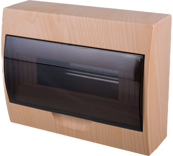 Изображение товара Распределительный навесной щит EKF ЩРН-П-12 PROxima IP41 светлое дерево pb40-n-12-light