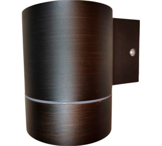 Изображение товара Накладной светильник Ecola 8003a Gx53, led, ip65, прозрачный, цилиндр, металл, 1 x gx53, черная патина, 114x140x90 FP53C1ECH