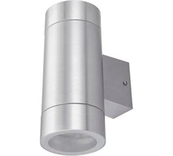 Изображение товара Накладной светильник Ecola 80013a Gx53, led, ip65, прозрачный, цилиндр, металл, 2 x gx53, cатин-хром, 205x140x90 FS53C2ECH