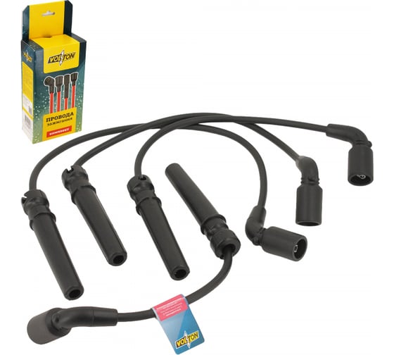 Изображение товара Провода ВВ VOLTON к-т Daewoo Lacetti/Nubira - дв. DOHC(16 кл., 1,6л., тип A16DMS), CHEVROLET VLT96497773