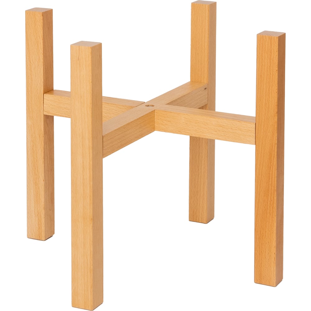 Изображение товара Подставка для кашпо из дерева ELLASTIK OLA DOM для 12 литров KERAMA