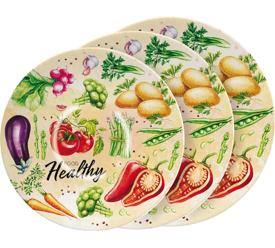 Изображение товара Набор салатников appetite стекло, 3 предмета, veggies ST-07-VG