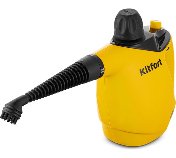 Изображение товара Пароочиститель Kitfort черно-желтый КТ-9140-1