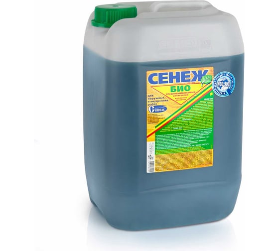 Изображение товара Консервирующий трудновымываемый антисептик для жилых объектов СЕНЕЖ БИО 10 кг 586117 00000000564