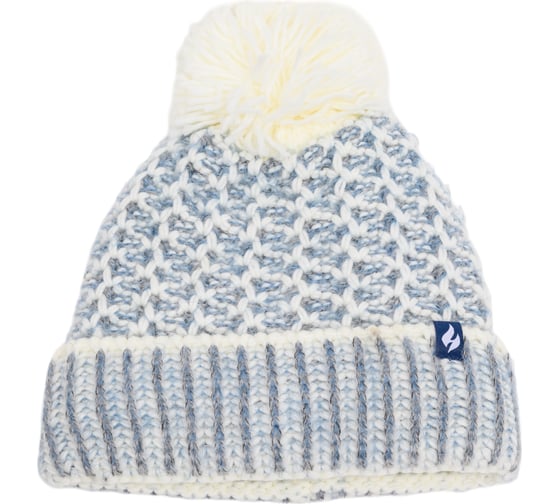 Изображение товара Женские термошапки Heat Holders LUND с отворотом и помпоном, denim/cream BSHH774OSDNM