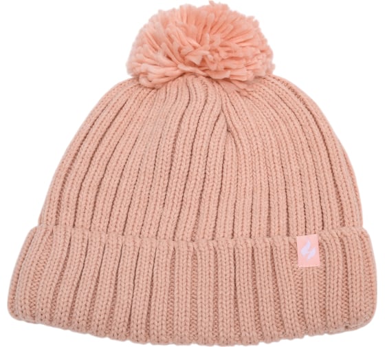 Изображение товара Женские термошапки Heat Holders ARDEN с отворотом и помпоном, coral BSHH762OSCOR