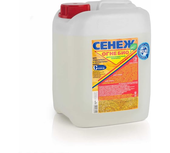 Изображение товара Огнебиозащита СЕНЕЖ ОГНЕБИО 5 кг 24356 00000000610