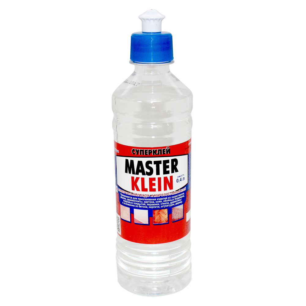 Водо-морозостойкий полимерный клей Master Klein полимерный водо морозостойкий клей master klein 0 75 л 11603233
