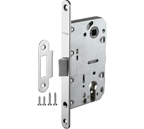 Изображение товара Межкомнатный замок под цилиндр Fuaro PLASTIC P85C-50 CP хром 33625