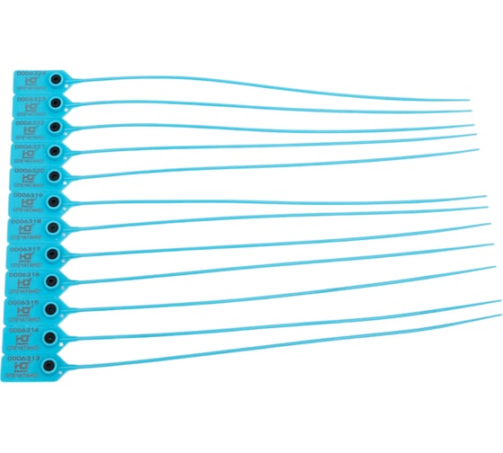 Изображение товара Пластиковая пломба HLT Универсал-385x22 50шт./уп. синяя 084-07-521