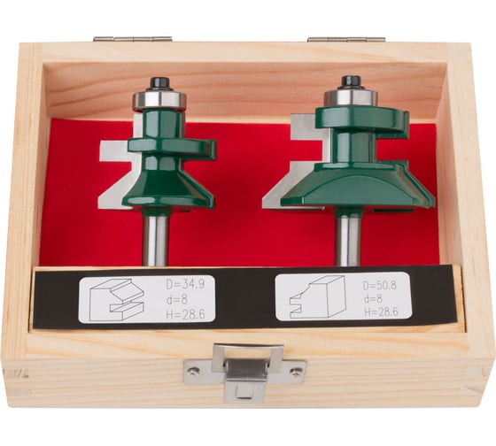 Изображение товара Фрезы по дереву для вагонки Fit D 34.9-50.8 мм H 28.6 мм 36569