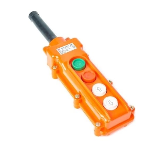 Изображение товара Кнопочный пульт HLT ПКТ-61ПС, кнопки Пуск с фиксацией, Стоп, вверх, вниз, IP54 085-12-04