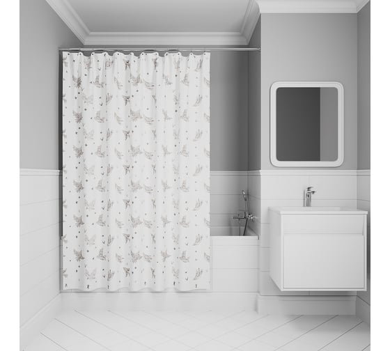 Изображение товара Штора для ванной IDDIS 200x180 см, полиэстер BP04P18i11