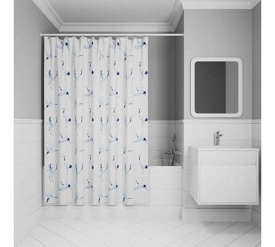 Изображение товара Штора для ванной IDDIS 200x180 см, полиэстер BP02P18i11