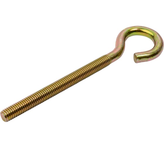 Изображение товара Винт-полукольцо с метрической резьбой крепежная техника 10x100 мм, цинк, 20 шт. 497293 БК