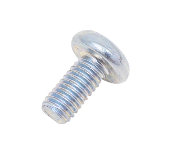 Изображение товара Винт с полуцилиндрической головкой крепежная техника DIN 7985 6x12 мм, цинк, 350 шт. 495078