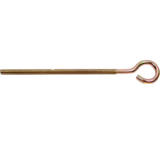 Изображение товара Винт-полукольцо с метрической резьбой крепежная техника 6x120 мм, цинк 15 шт. 497290 БК