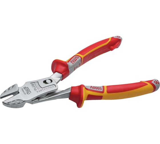 Изображение товара Бокорезы диэлектрические NWS силовые, с рычажным механизмом, трехкомпонентные ручки, FantasticoPlus, 200 мм 138-49-VDE-200