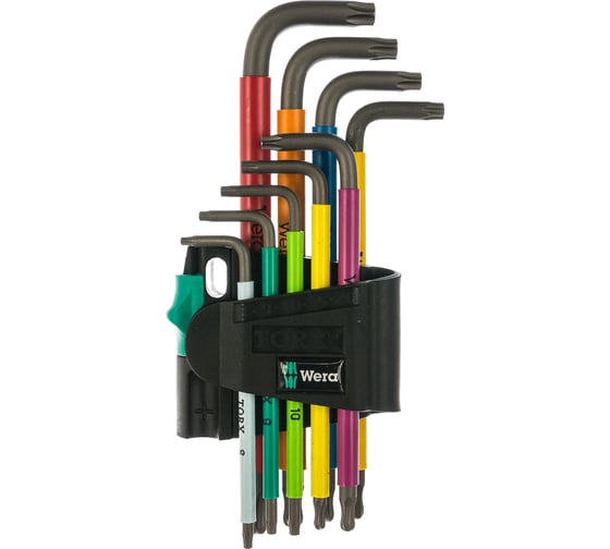 Изображение товара Набор Г-образных ключей, 9 шт WERA WE-073599