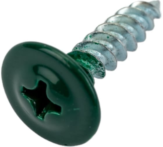 Изображение товара Прессшайба крепежная техника зеленый мох, 4.2х25 мм, RAL 6005 острая, 500 шт. 1000036 БК