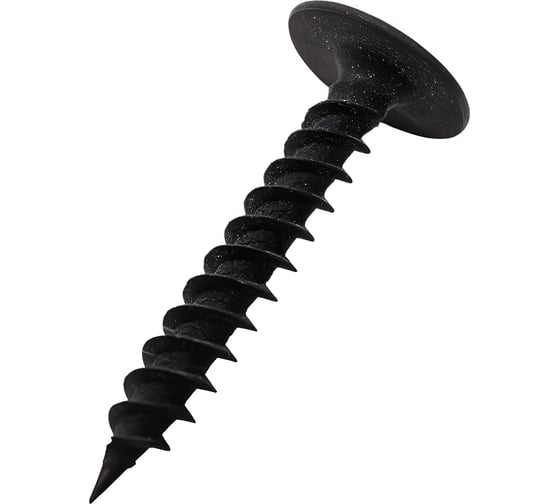 Изображение товара Саморез с прессшайбой Качественный КРЕПЕЖ 4.2х25, острый, черный, 160 шт. 0200272 КЧ