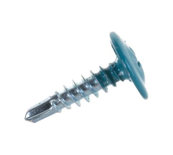 Изображение товара Прессшайба крепежная техника синяя вода, 4.2х16 мм, RAL 5021 сверло, 1000 шт. 1000244 БК