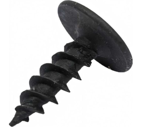 Изображение товара Саморез с прессшайбой Качественный КРЕПЕЖ 4.2х13, острый, черный, 300 шт. 0200266 КЧ