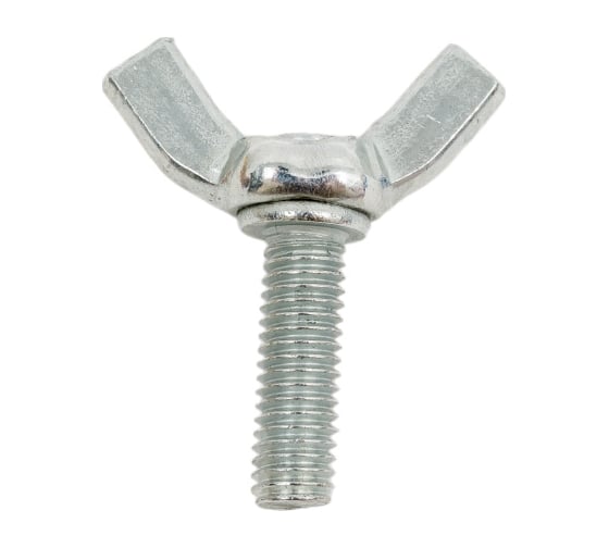 Изображение товара Барашковый винт крепежная техника DIN 316 5x16 мм, класс прочности 4.6, цинк, 300 шт. 497326 БК