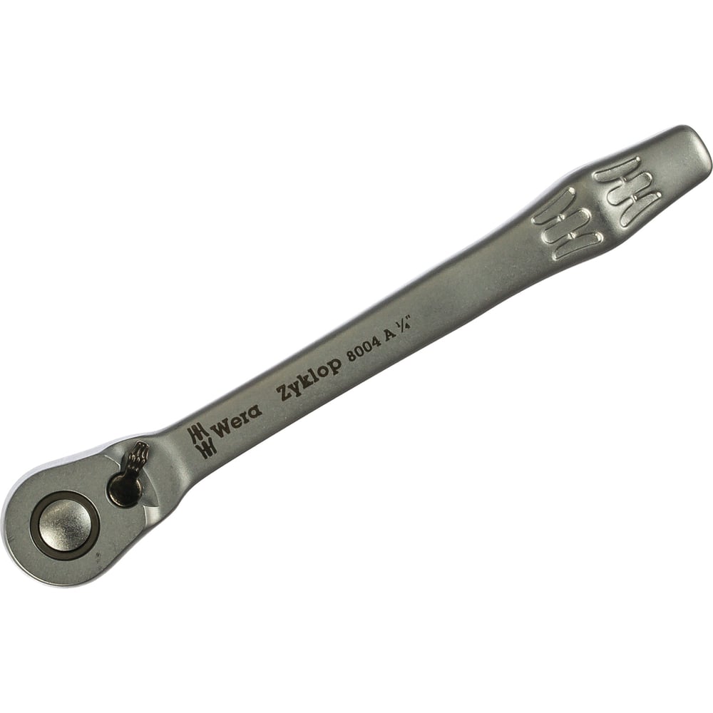 Изображение товара Ключ трещотка WERA 8004 A Zyklop Metal переключение реверса 1/4 дюйма профессиональный