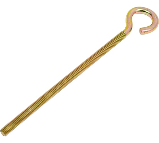 Изображение товара Винт-полукольцо с метрической резьбой крепежная техника 8x150 мм, цинк, 10 шт. 497292 БК