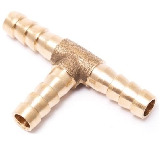 Изображение товара Разветвитель T-образный елочка 16 мм с хомутами ROCKFORCE RF-E102-6/5(1803)