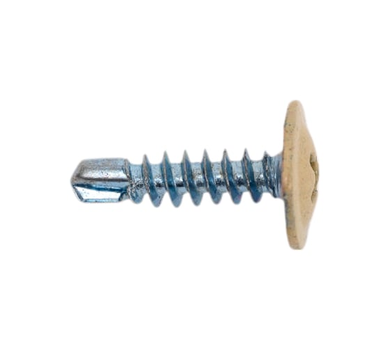 Изображение товара Прессшайба крепежная техника светлая слоновая кость, 4.2х16 мм, RAL 1015 сверло, 1000 шт. 1000212 БК