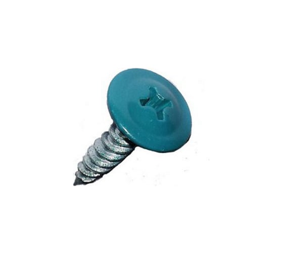 Изображение товара Прессшайба крепежная техника синяя вода, 4.2х25 мм, RAL 5021 острая, 500 шт. 1000118 БК