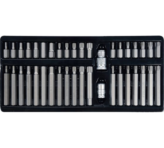 Изображение товара Набор бит YATO 1/2-3/8 дюйма 40 шт HEX SPLINE TORX YT-0400