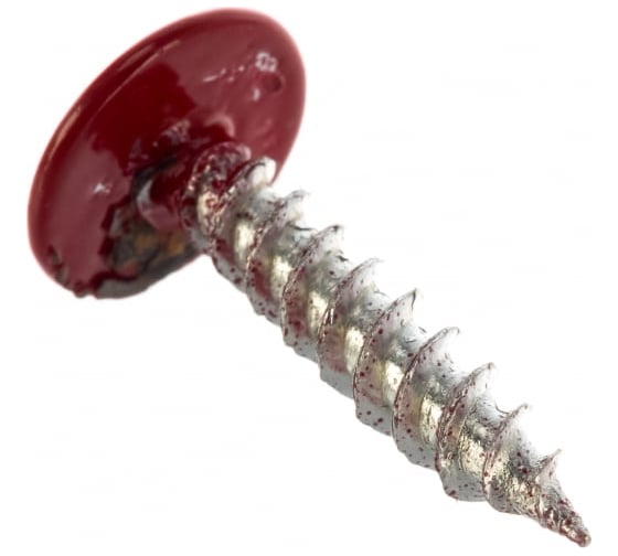 Изображение товара Прессшайба крепежная техника красно-коричневый, 4.2х16 мм, RAL 3011 острая, 1000 шт. 1000068 БК