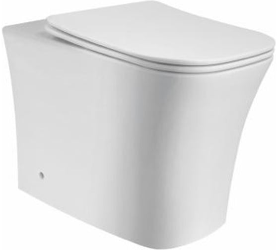 Изображение товара Унитаз приставной Cerutti SPA Marmolada f ct безободковый сиденье с микролифтом 8906