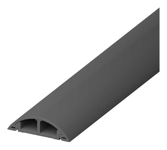 Изображение товара Напольный кабель-канал AGIS пвх 35x10 мм cерый бетон 2 м 61.04.35.10.200