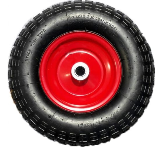 Изображение товара Колесо пневматическое для тачки/тележки 4.1/3.5-4, 16 мм симметричная ступица WORKY ARD255903