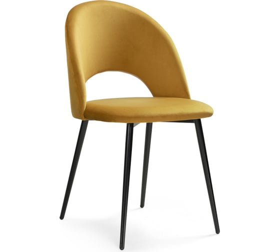 Изображение товара Стул на металлокаркасе Woodville ирре, confetti chai tea/черный глянец 464201