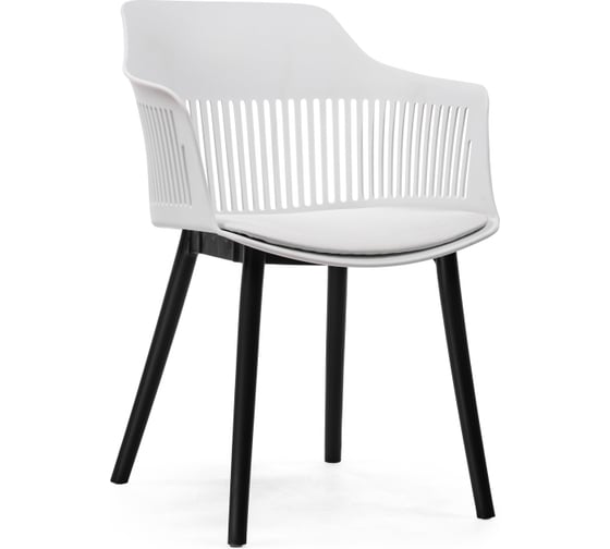 Изображение товара Пластиковый стул Woodville crocs, white/black 15711